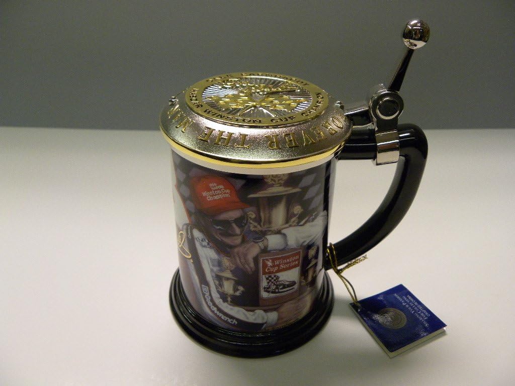 Franklin Mint 6" Tall Tankard / Stein #3 Earnhardt Sr. 1994 Champion Commemorative.