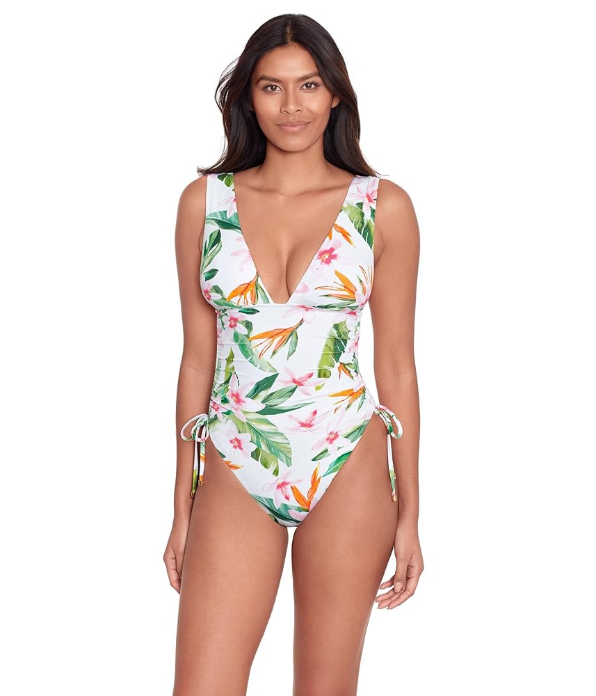 Lauren Ralph Lauren Womens Watercolor Tropical Floral
