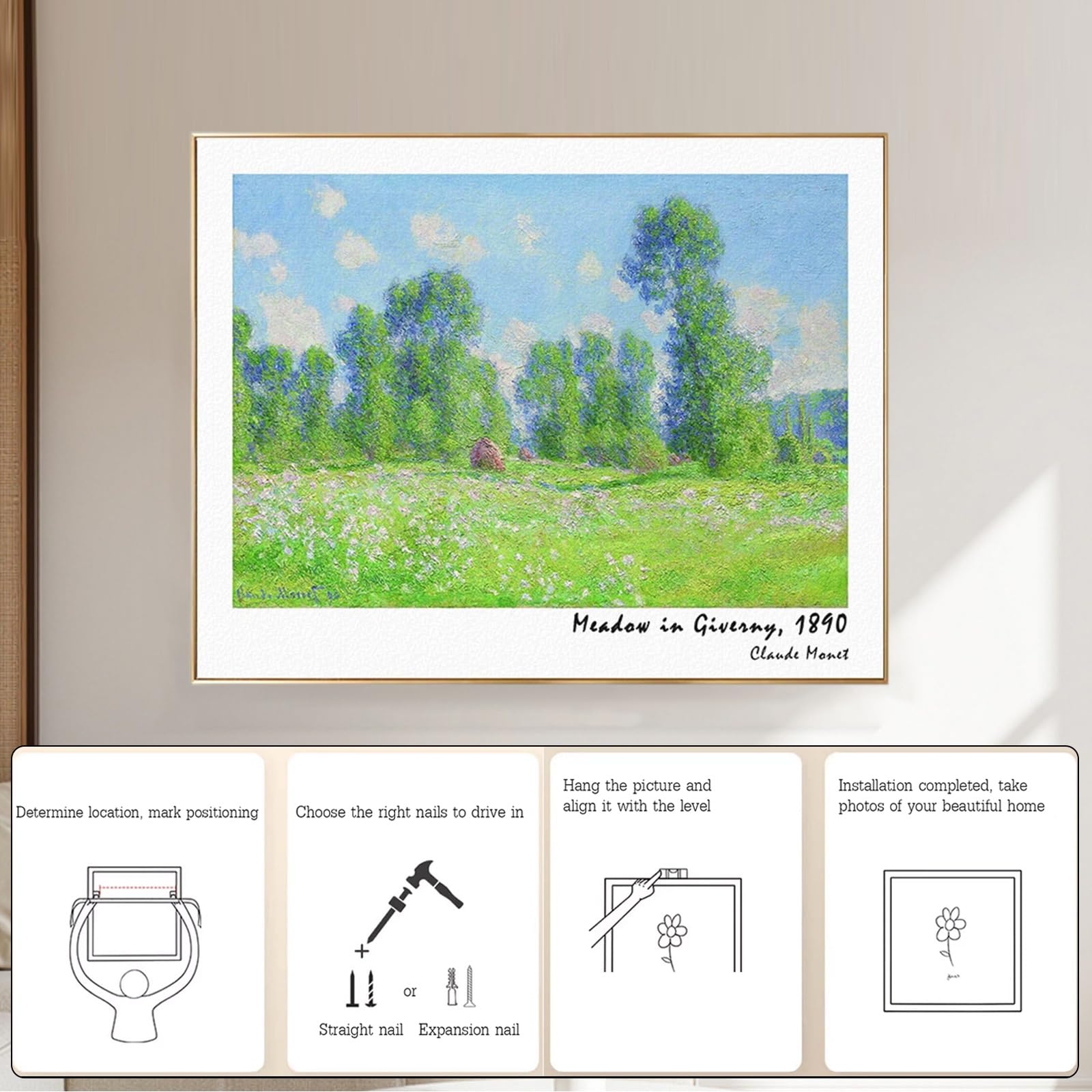 Quadro Decorativo Copri Contatore Elettrico con Profondità Interna Maggiorata Copertura per Pannello Elettrico da Muro Design Artigianale per Casa e Hotel(Style-x,24"*18")
