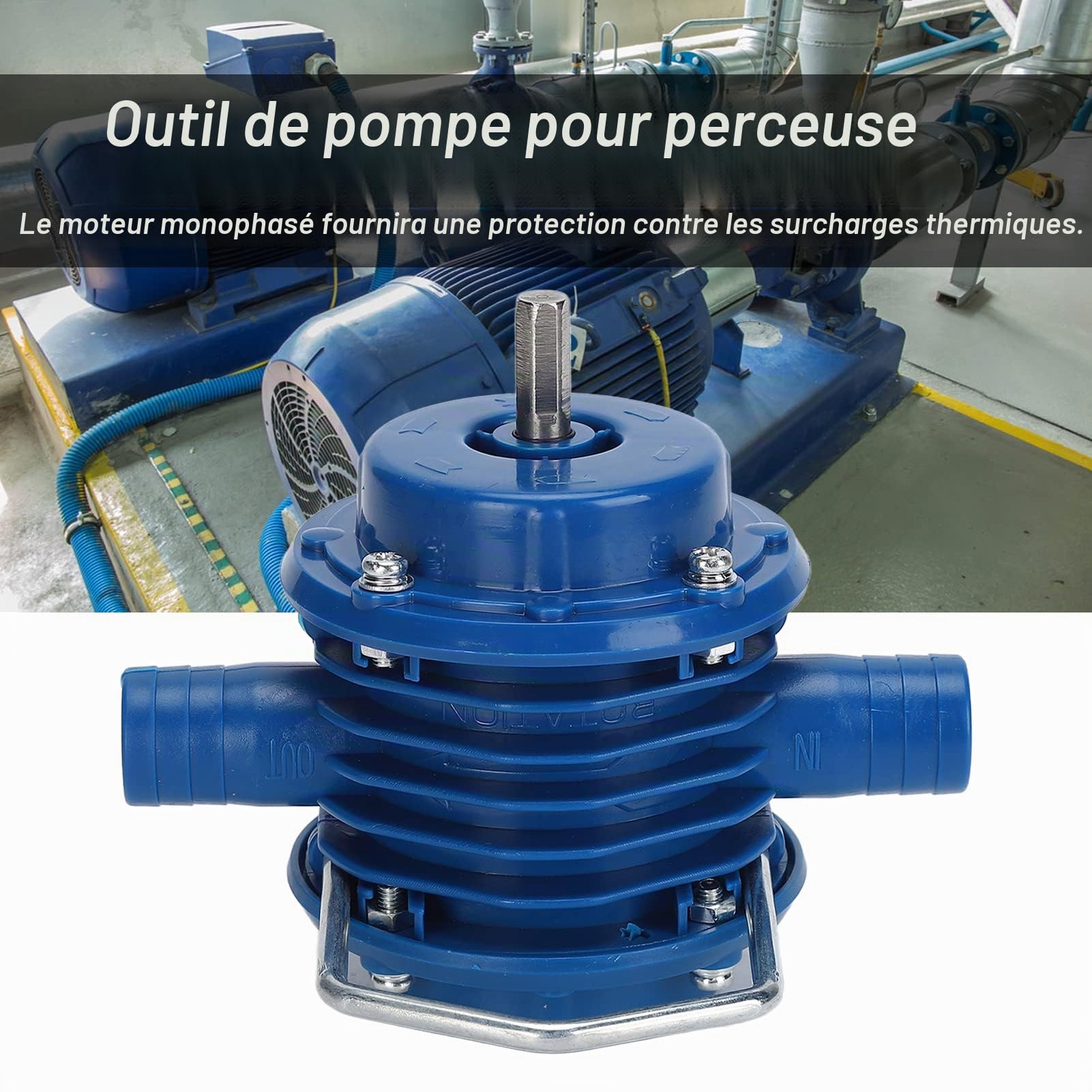 Pompes de forage, pompe de perceuse centrifuge auto-amorçante pour transfert d'eau