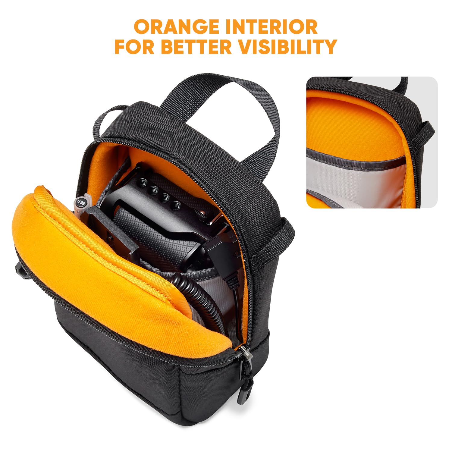 Lowepro ProTactic CS 60 III Insert Sac Photo, Compatible Système Modulaire Étui Accessoires Sac à Dos ProTactic 350/450 III, Dimensions Internes 17 cm x 8 cm x 12 cm, Accessoires Photo