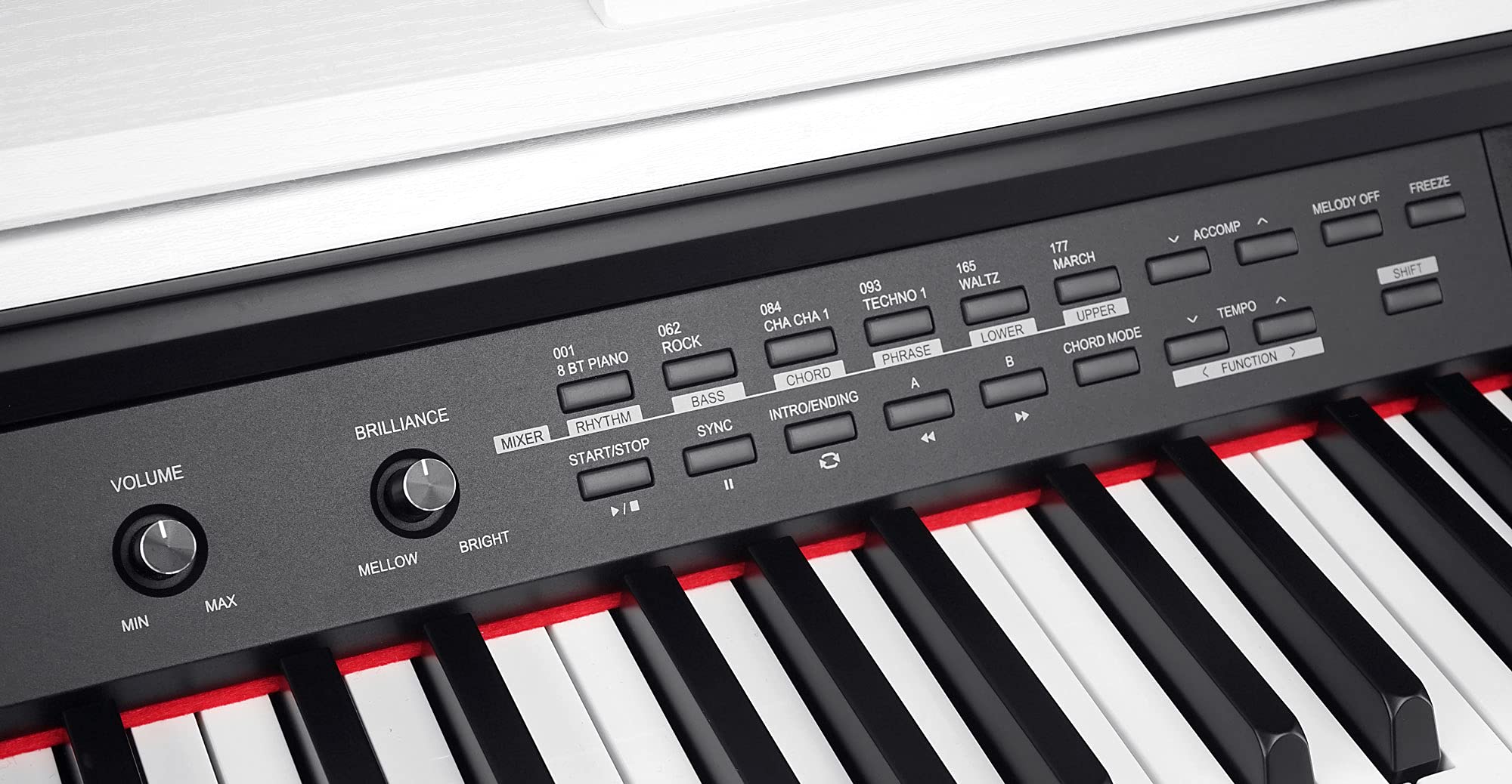 Classic Cantabile DP-A 310 WM E-Piano SET bianco opaco, 3 pedali (Sustain | Tastiera HA-88-S500 con 88 tasti a meccanica a martello e dinamica di tocco, Sostenuto, Soft), Polifonia max: 128 voci, 4 Ohm