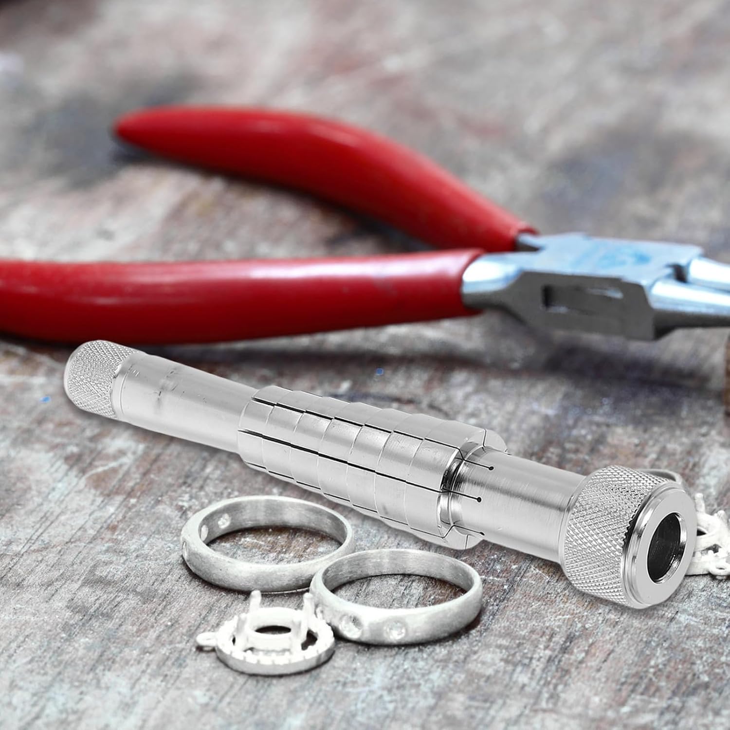 Didiseaon Ring Sizer and Expander Tool Jewelry Repair and Adjustment Accessory for Use Ring Sizing Stick for Comfortable Fit