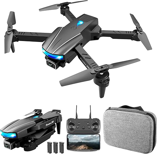 GoolRC Drone S85 RC con cámara 4K para adultos, FPV Live Video Mini Drone para niños, cuadricóptero RC con giro 3D, evitación de obstáculos, modo