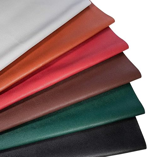 Miniatura 5 de TORRAMI Material de tela sintética suave de piel sintética, 1 yarda, 54 x 36 pulgadas, 0.037 in de grosor para tapicería, manualidades, patrón de