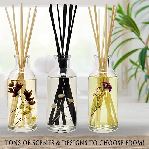Miniatura 232 de Urban Naturals Reed Diffuser Oil Refill Ocean Mist Sea Salt with Salt Spray, Violet Leaf, Sea Grass, Driftwood 8 oz + Free Reed Sticks, Made in The