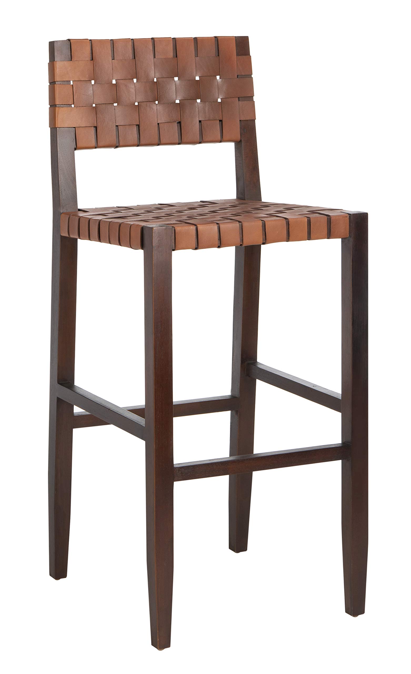 Amazon.com: Safavieh Home Collection Paxton Cognac and Walnut