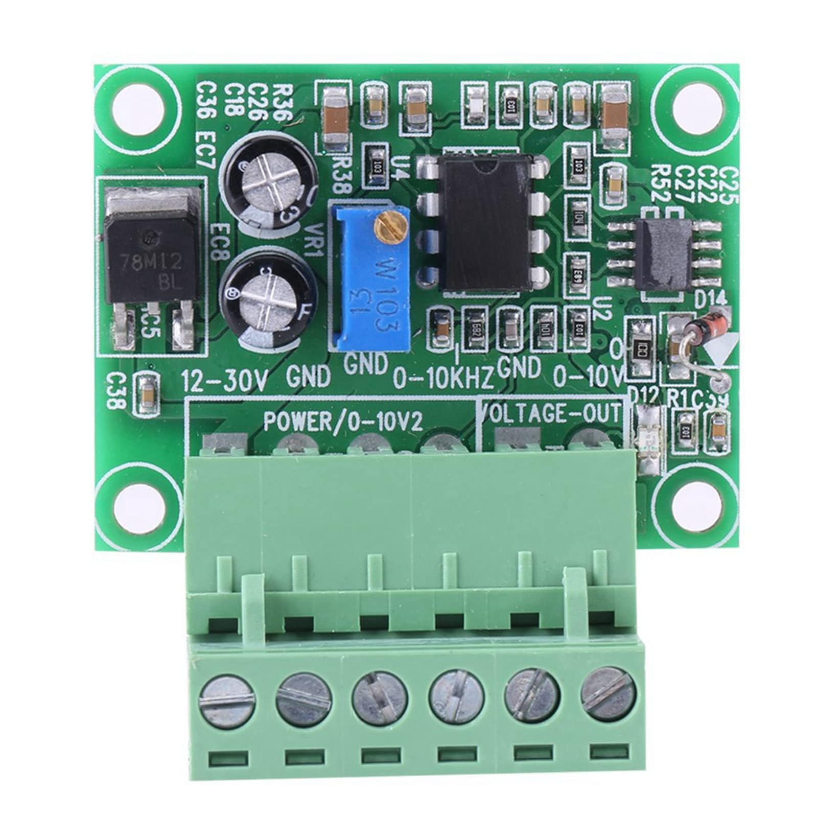 Modulo conversione frequenza tensione 0-10 Khz 0-10 V F/V Convertitore digitale analogico adatto strumentazione industriale