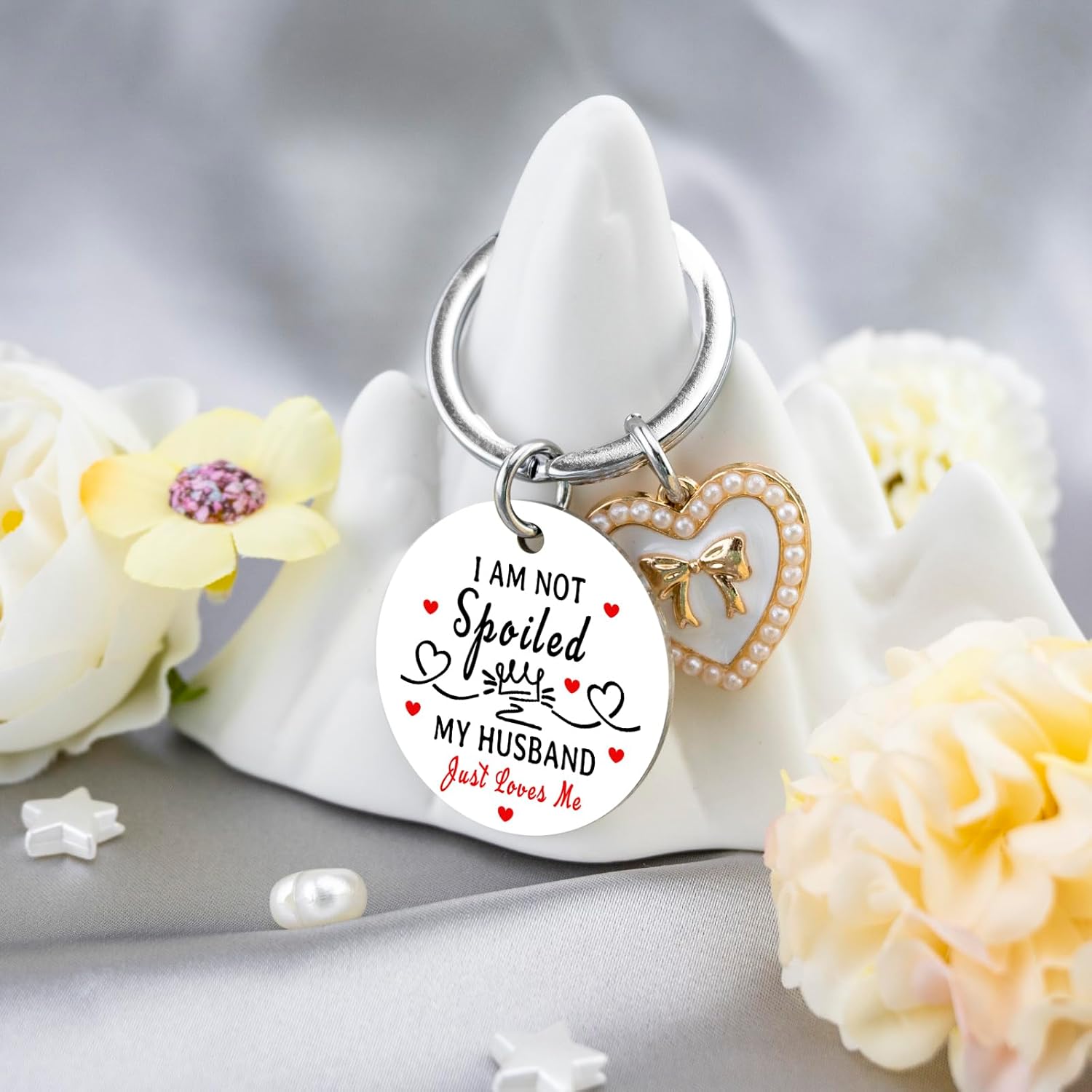 Valentines Day Keychain for Wife I Love You Gifts for Her Funny Gift for Wife Keychain Birthday Anniversary Christmas Gift Ideas Romantic Keyring for Her - Image 5