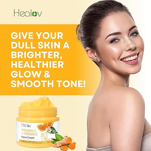 Miniatura 2 de Crema facial de cúrcuma para manchas oscuras, loción iluminadora natural de la piel de cúrcuma para cara y cuerpo, limpia la piel, combate el acné,