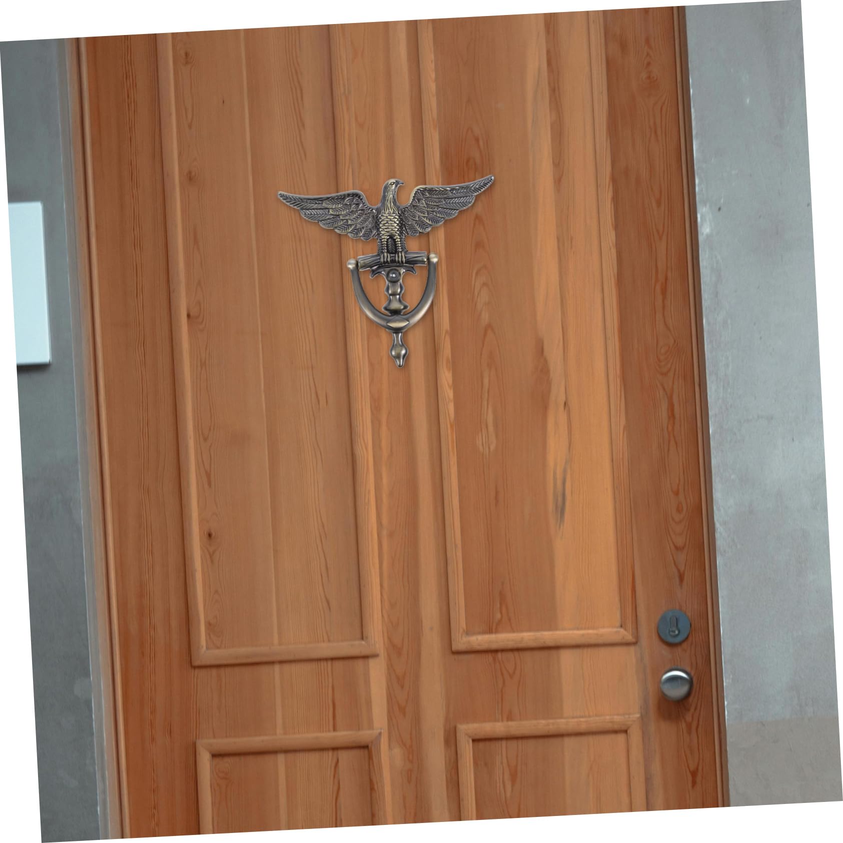 Uonlytech Vintage With Peephole Front Door Security Knocker Replacement