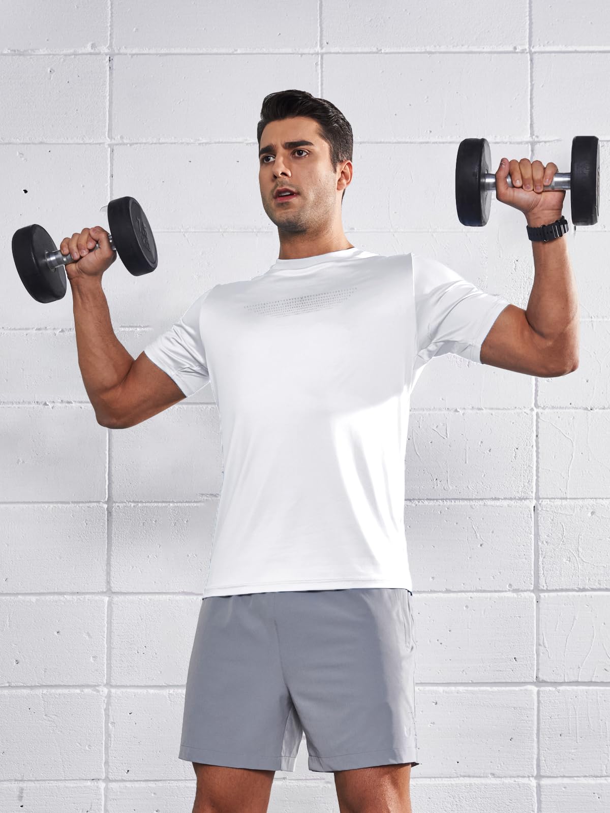 NORTHYARD Camisetas de entrenamiento para hombre, ligeras, atléticas, de manga corta, de secado rápido