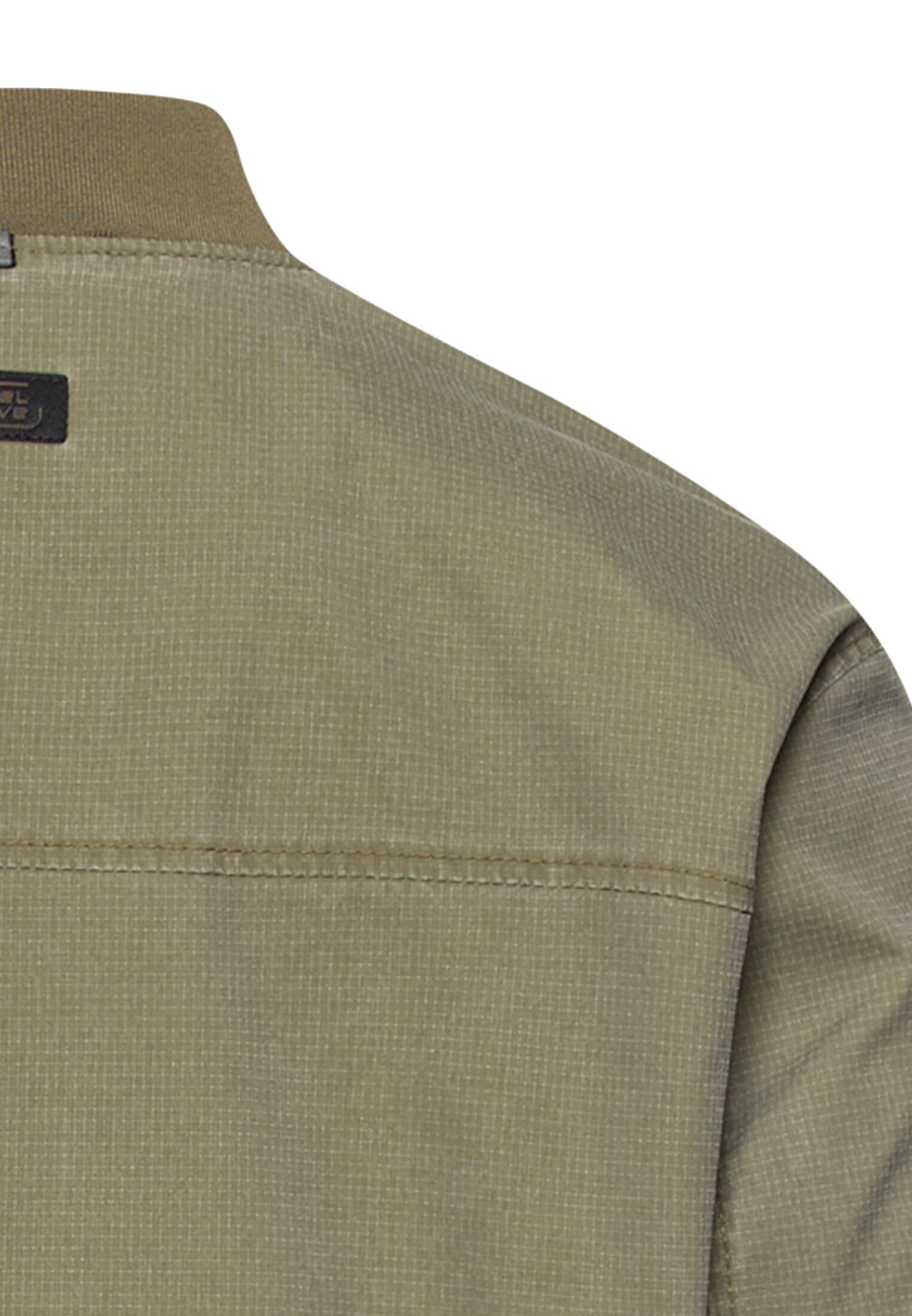 camel active Herren Blouson mit Bomberkragen | Windabweisende Jacke mit Bomberkragen aus strapazierfähigem Ribstop im Regular Fit für Freizeit und Alltag