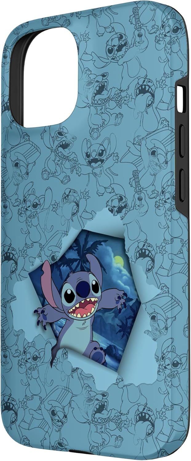 Disney Lilo & Stitch Tropical Breakout Featuring Angel Case for iPhone 15