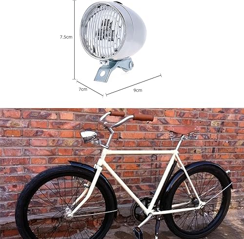 Miniatura 3 de Faro delantero retro para bicicleta de noche, luces de bicicleta vintage delanteras y traseras, piezas de bicicleta Lowrider, linterna, luces LED de