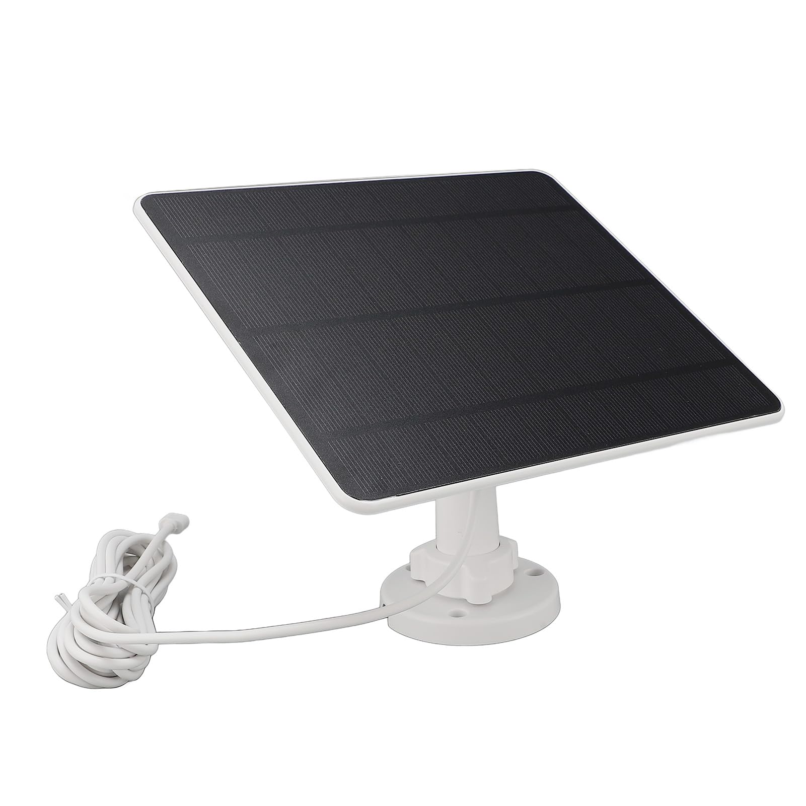 Fafeicy 12W Solarpanel für Überwachungskamera, Monokristallin, USB Typ-C, Wetterfest, 0-1200mA, für Türklingel und Blink Camera