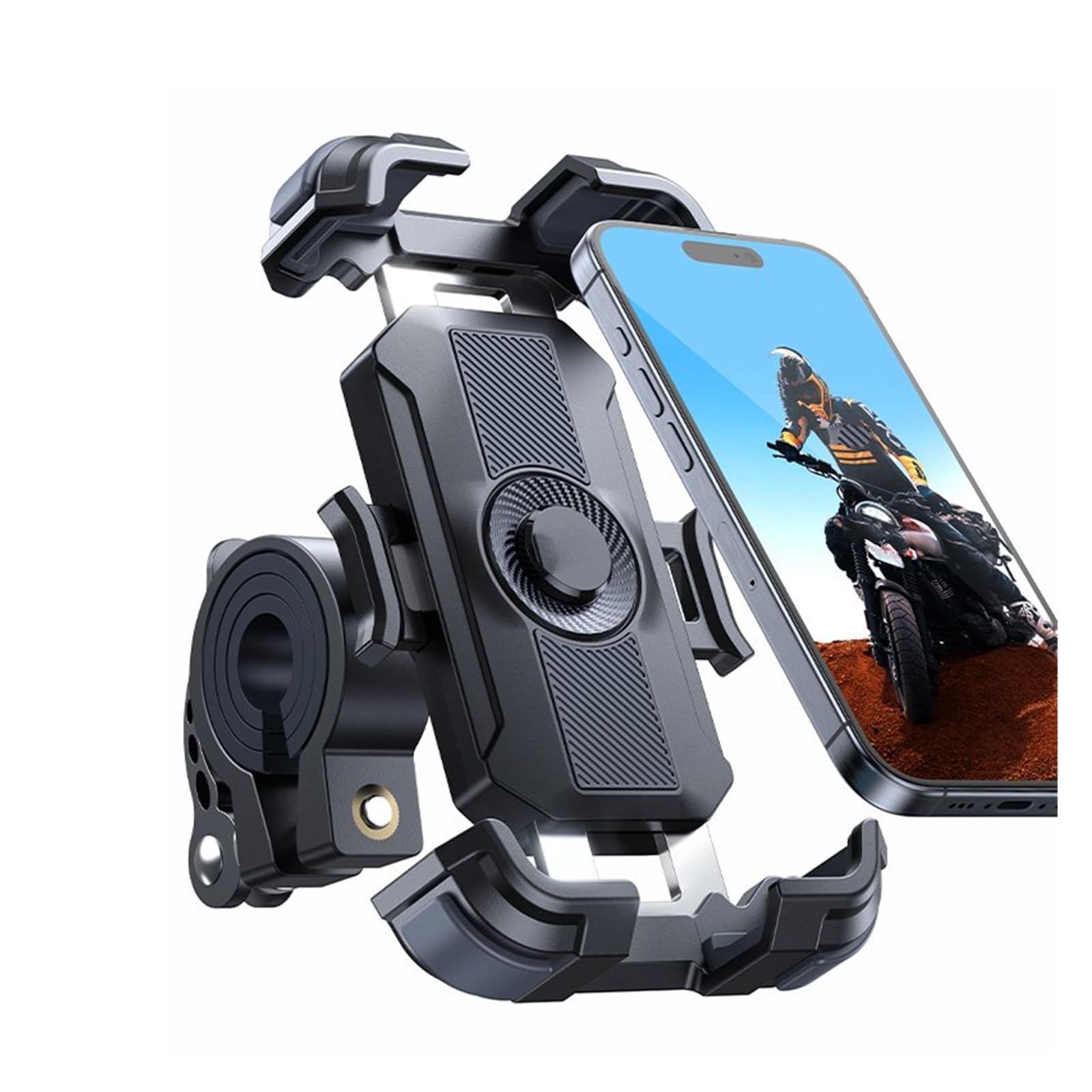 Staffa Navigazione GPS Supporto Per Telefono Moto Bici Ultra Stabile Morsetto Cellulare Manubrio Per Scooter Supporto Gps Moto