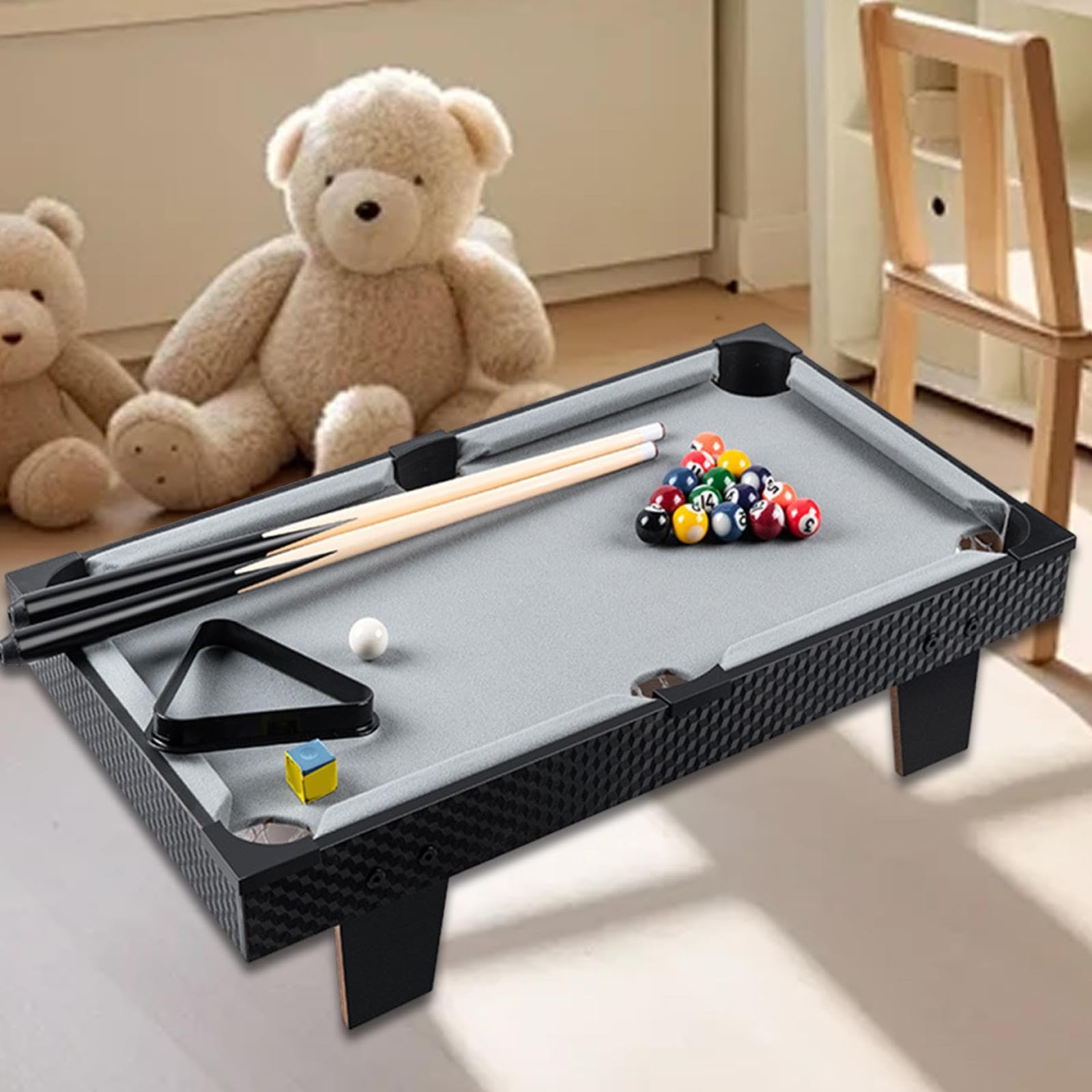 Juego de Billar en Miniatura, Compacto, para familias, Amigos,