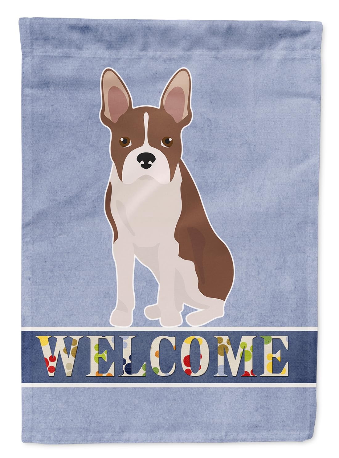 Drapeau de jardin Boston Terrier petit format multicolore CK3685GF