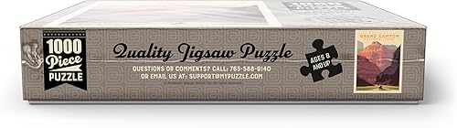 Miniatura 7 de Parque Nacional del Gran Cañón Kayak, póster vintage, rompecabezas de 1000 piezas para adultos