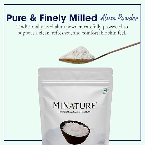 Miniatura 2 de minature Polvo de alumbre de potasio (Fitkari/Phitkari) – Cuidado de la piel 100% natural para el acné, control de olores y purificación de agua