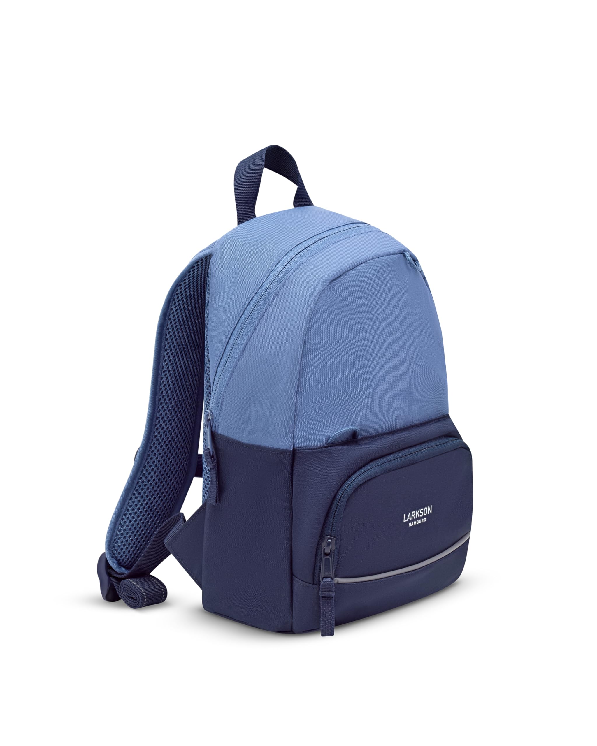 LARKSON Rucksack Kinder für Mädchen & Jungen Blau - Knut - Kleiner Kinderrucksack mit Brustgurt - Ab 2 Jahre - 6L - Wasserabweisend