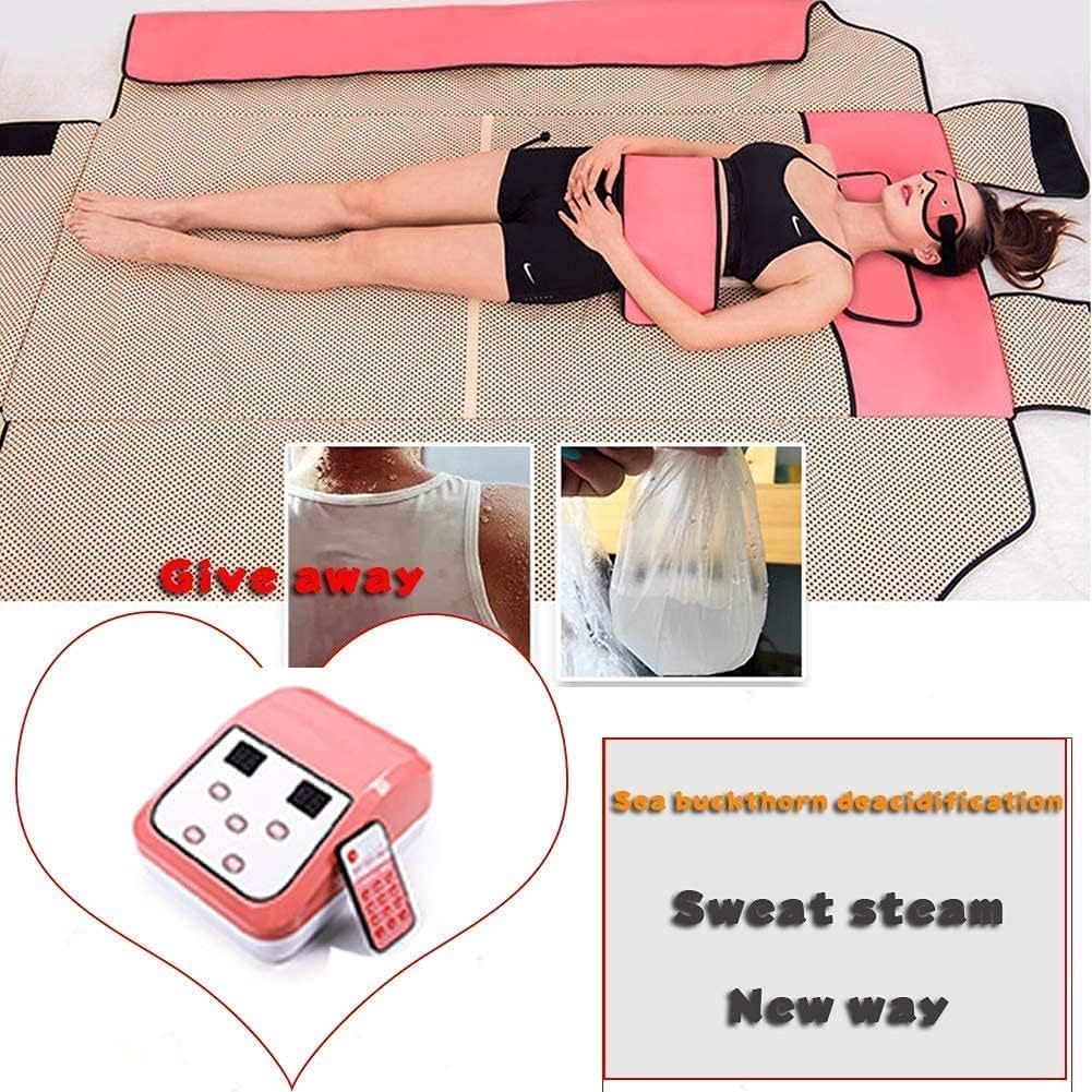 Manta de sauna de infrarrojos lejanos, manta de calefacción de sauna Oxford, pérdida de peso, moldeador de cuerpo, terapia de desintoxicación profesional, máquina de belleza