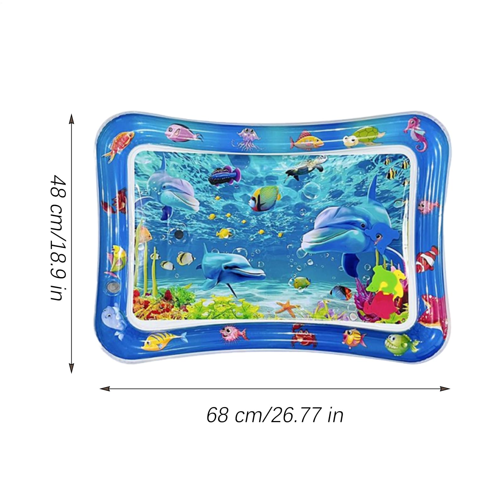 Katzenwasserbett - Sensorische Wasserspielmatte Für Katzen | Kratzfeste Kühlende Spielzeug Aqua Pool Für Sommer Kätzchen Spaß