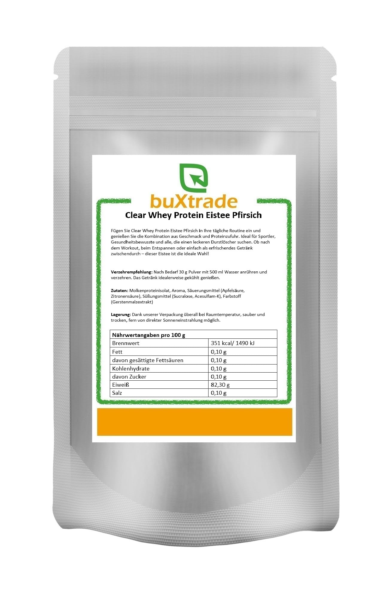 10 kg Pfirsich Clear Whey Protein Eistee | Whey | Einweiß | Peach | Getränk