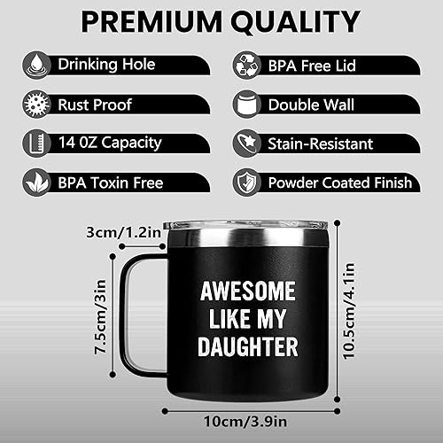 Miniatura 3 de Regalos para papá de hija, regalo de cumpleaños para papá, regalo del día del padre de hija