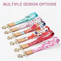 Vista 126 de Ecovision - Llavero con correa para llaves, llaveros de pulsera con 2 argollas para llaves para mujer