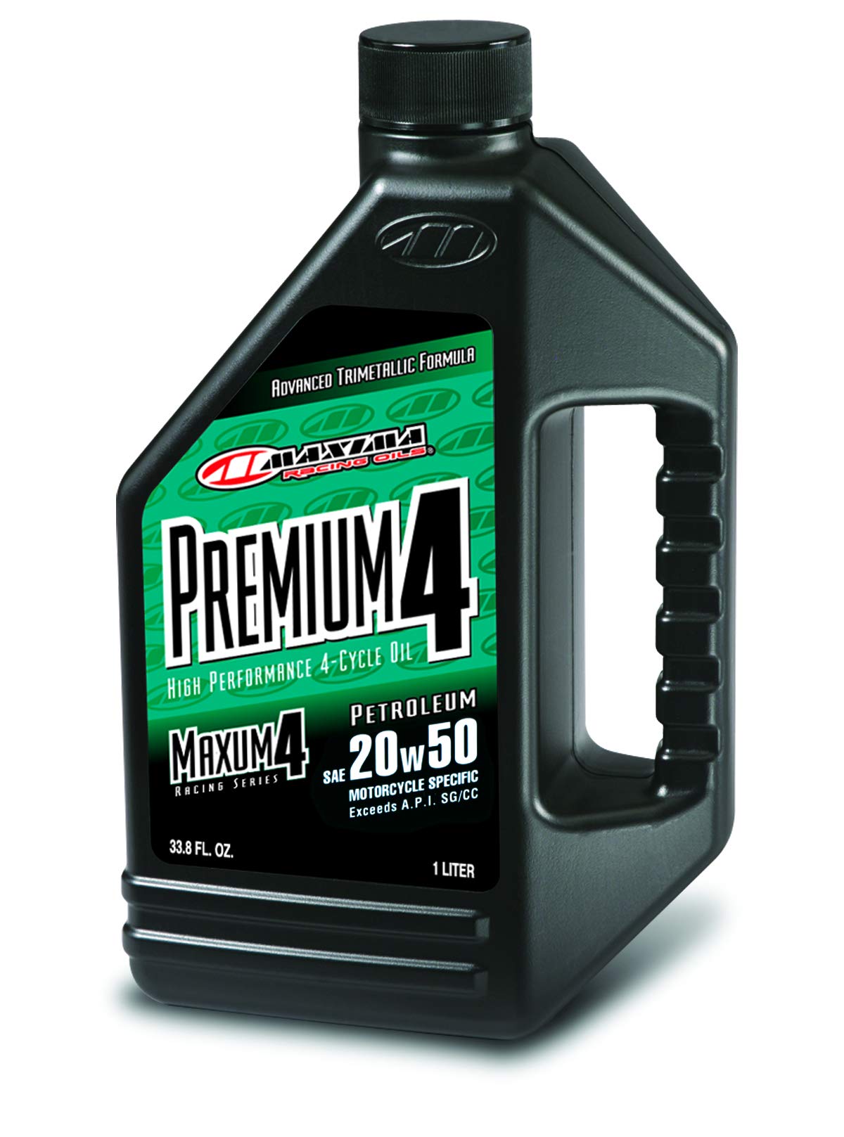 Maxima Racing Oils 35901-2PK Premium4 20w50 Motorcycle Engine Oil 1L Bottle, 2-Pack