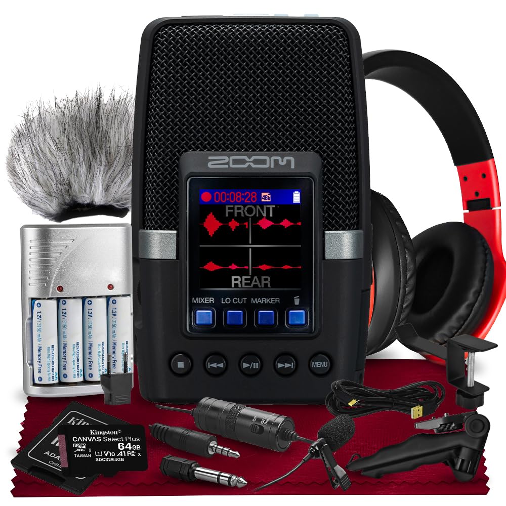 Amazon.com: Zoom H2essential Multi-Mic Handy Recorder, 32-Bit