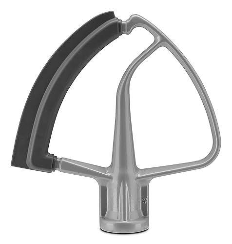 KitchenAid KFE5TS Flex Edge Beater For KitchenAid 4.5 and 5 Qt Tilt-Head Stand Mixers, Subtle Silver - 4.5/5 Quart