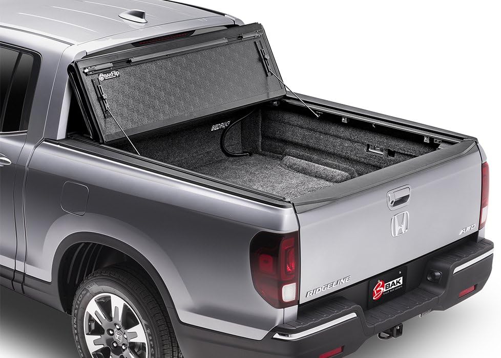 BAK BAKFlip FiberMax Hard Folding Truck Bed Tonneau Cover | 1126601 | Fits 2005 - 2015 Honda Ridgeline 5' Bed (60")