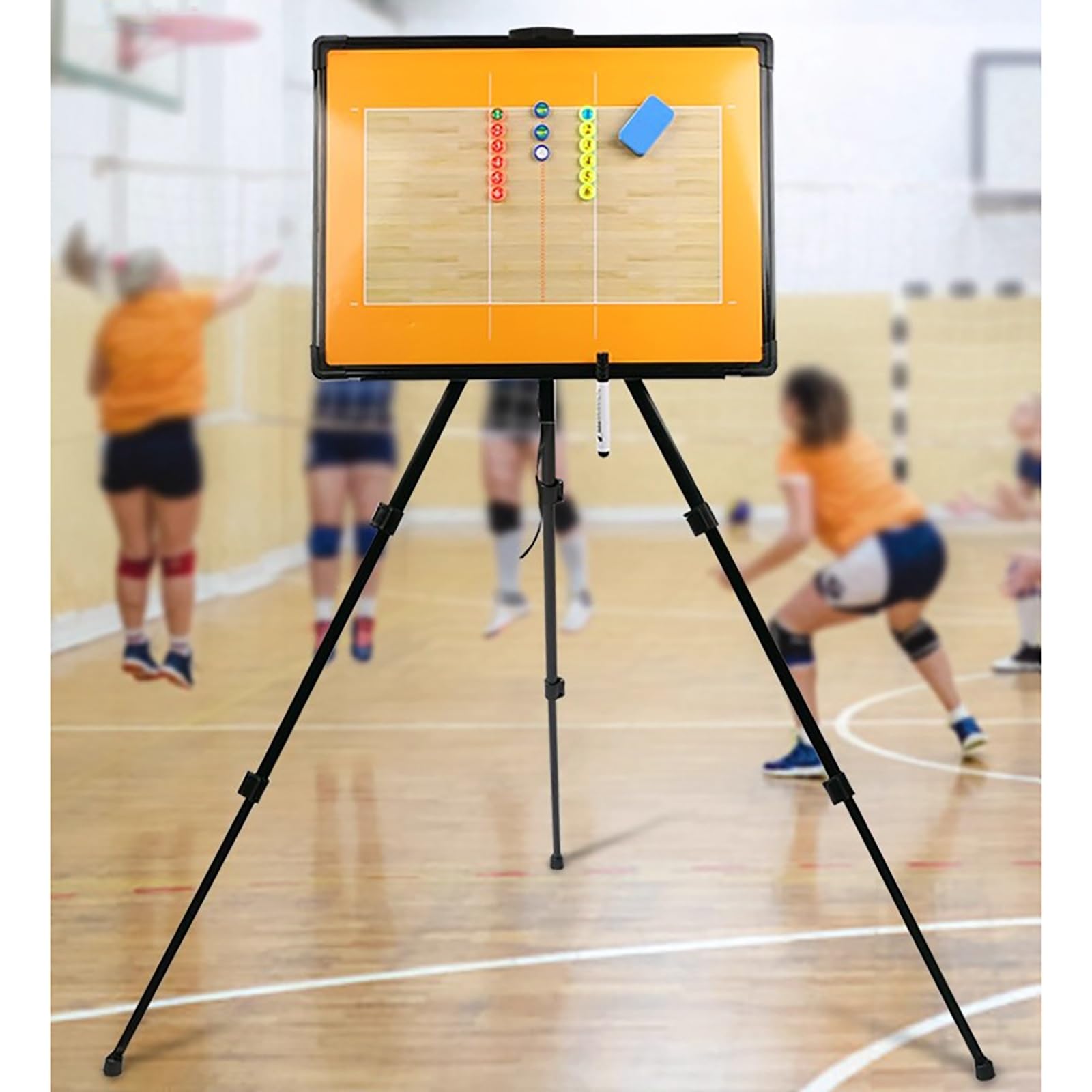 Volleyball-Klemmbrett, Magnetisches Volleyball-Trainingsbrett, Halterungsdesign, Reibungsloses Schreiben, Leicht zu Tragen, Nützliches Werkzeug, Geeignet for Wettbewerbe