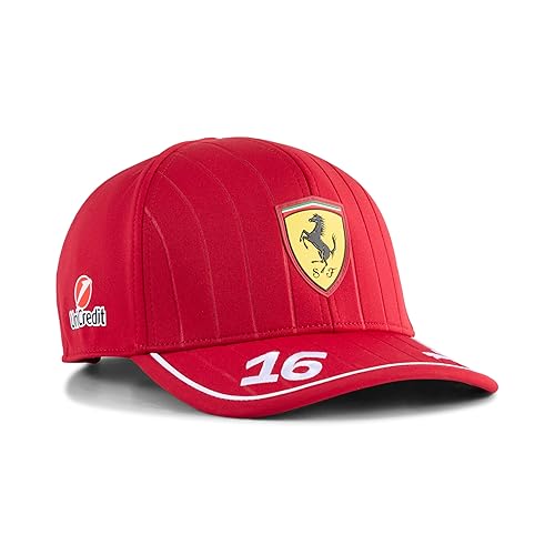 PUMA Scuderia Ferrari F1 2025 Charles Leclerc Hat - Red
