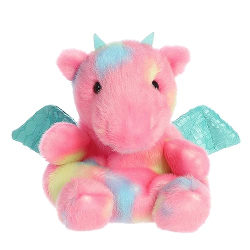 Aurora® Adorable Palm Pals™ Anya Dragon™ Stuffed Animal - Pocket-Sized Play - Collectable Fun - Pink 5 Inches