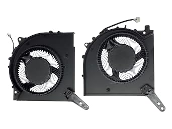 CPU + GPU Cooler Set Compatible with Lenovo Legion DFSCL12E16486Q, DFSCL12E06486Q, BAPA0810R2HY002, BAPA0810R2HY001, Model 12V 1A, Legion 5 15IAH7H, 5 15IAH7H, 5 Pro 16AR. HH7H