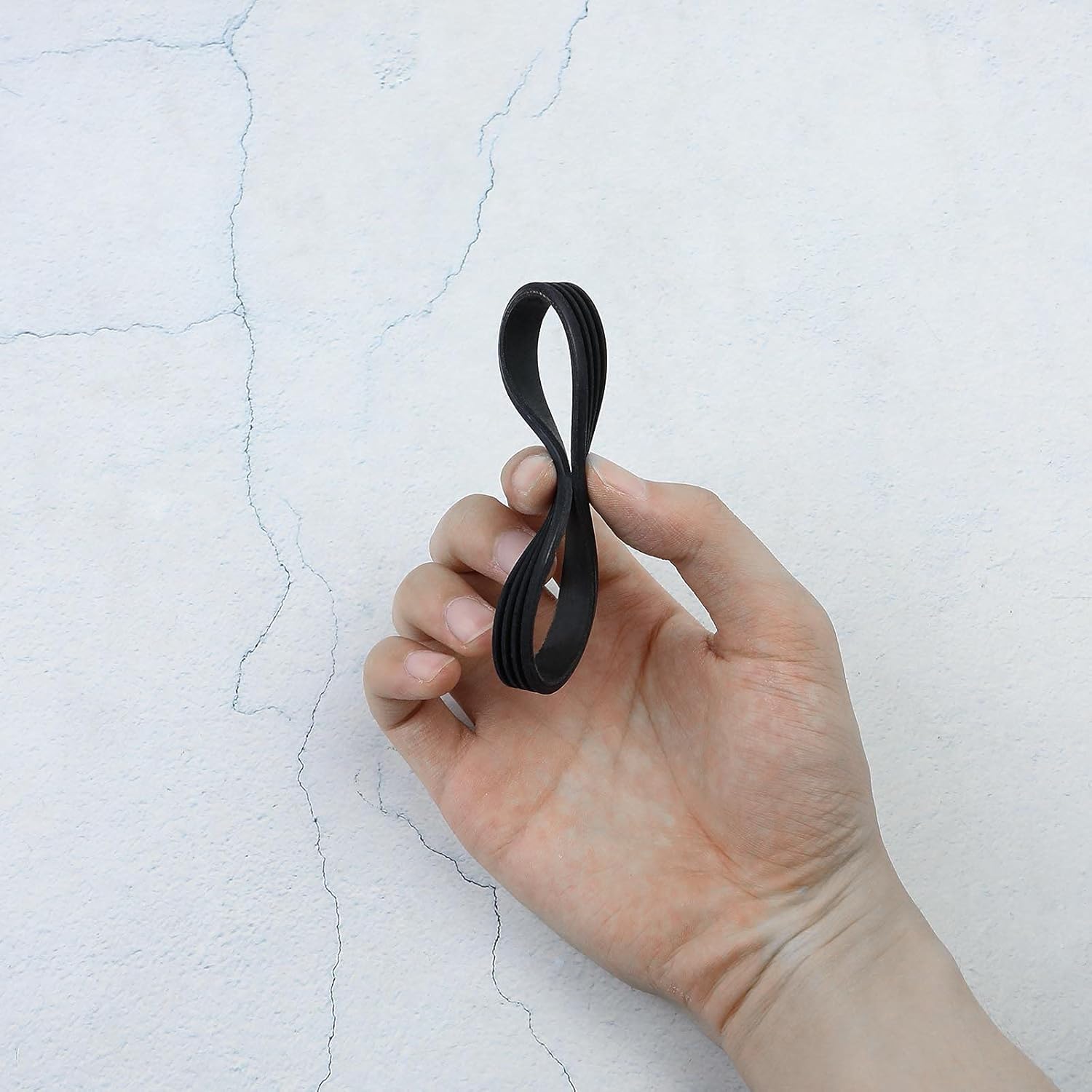4EPJ206 Electric Planer Drive Belt Rubber Black 9.36mm Width 206mm Circumference Closed Loop Timing Belt Compatible with Ryobi Electric Planer EPN-6082/7582