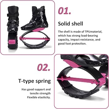 Kangaroo Jumping Shoes for Adults, Indoor and Outdoor Sports Jump Training Bounce Shoes, Comfortable Design