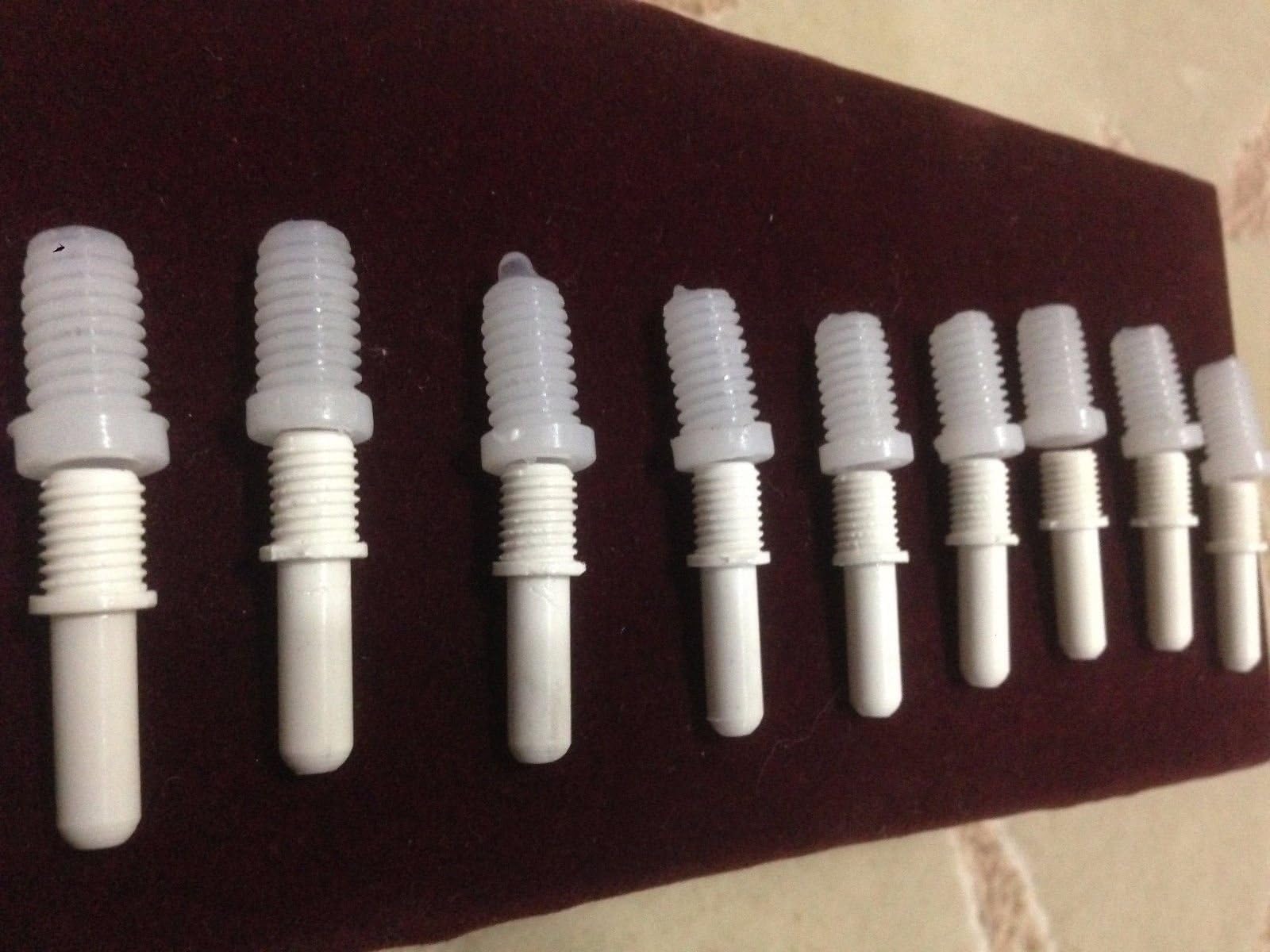 Lot of 5 Meerschaum teflon delrin Screw fitting for Meerschaum Pipe Repair