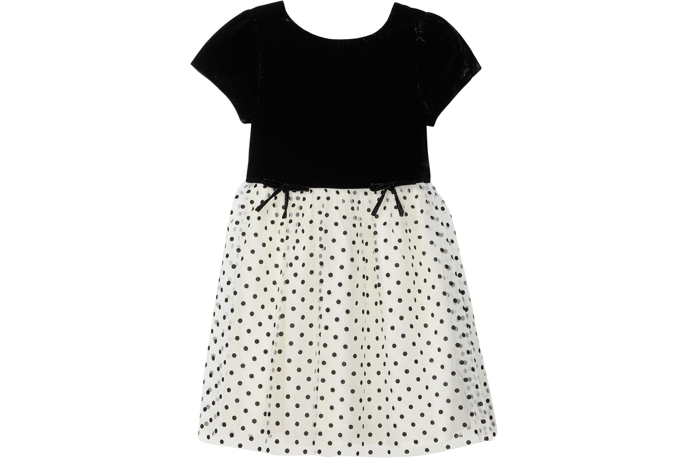 Janie and Jack Velvet Dot Dress (Toddler/Little Kid/Big Kid)