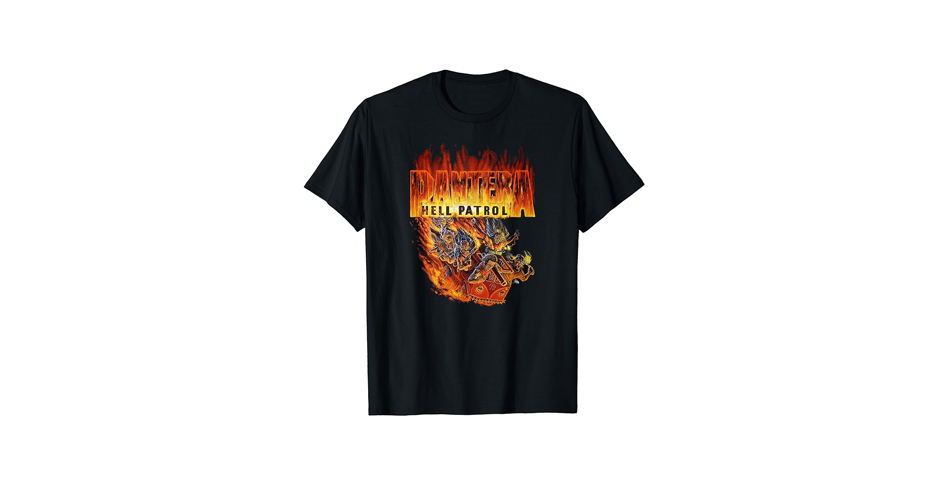 Pantera Official Hell Patrol Vintage T-Shirt : Amazon.co.uk