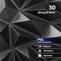 Vista 2 de Art3dwallpanels - Juego de 33 paneles de pared 3D para decoración de pared interior, paneles de pared texturizados de PVC, paneles de pared modernos