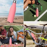 GeeRic 750 ml Rozsdamentes Acél Termosz - Dupla Falú, Szivárgásmentes Hőszigetelt Kulacs, BPA-mentes, Hidegen-Melegen Tartó, Rózsaszín, Tisz 7