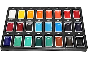 Chinese Painting Pigment Set: 24 Vibrant Hues for Artistic Expression