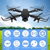 Drone pour Enfant avec Caméra 1080P HD, Drone Quadricoptère FPV WiFi Télécommandé, Mode sans Tête, Maintien d'Altitude, 360°Flips, Cadeau et Jouet pour Enfant ou Débutant - 2