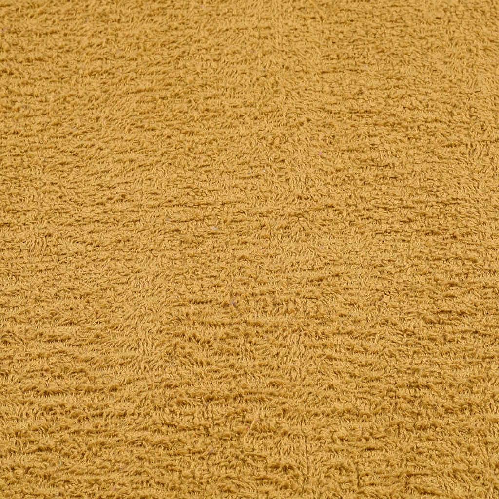 2er Pack Frottier Handtücher FROGN Gold 100 x 200 cm 360 g/m², 100 Prozent Baumwolle, mit Schlaufe, Badetuch Set für Dusche Sauna Strand spa