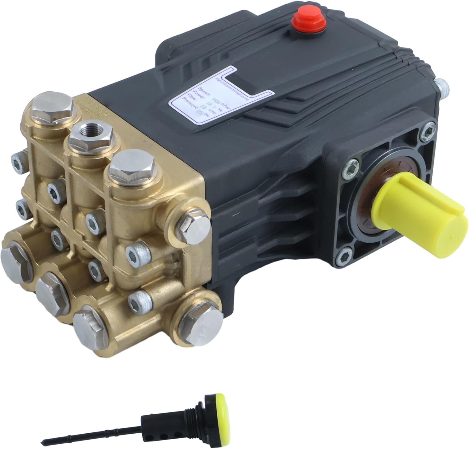 Pressure Washer Triplex Pump TSS1511 TS1511 24mm Solid Shaft 3500 PSI 4.0 GPM 1450 RPM